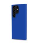 CROMO - Cover in morbido TPU con finitura soft touch colore blu compatibile con Samsung Galaxy S24 Ultra 5G/ Galaxy S24 Ultra 5G Enterprise Edition