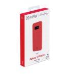 FEELING - Cover morbida in silicone liquido con finitura soft touch e bordi anti scivolo colore rosso compatibile con Samsung Galaxy S10e