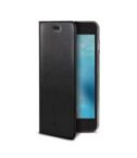 AIRPELLE - Custodia a libro in vera pelle colore nero compatibile con Apple iPhone SE 2020/ iPhone 8/ iPhone 7