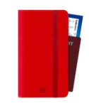 PASSPORTV - Custodia porta documenti, passaporti in pelle sintetica con chiusura magnetica e tasca porta scheda Sim e slot per carte