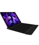 UNISTICKT13 - Custodia a libro in pelle sintetica con attacco Tablet tramite adesivo 3M di colore nero compatibile con Tablet fino a 13"