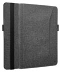 UNIFOLIOTAB13 - Custodia universale a libro colore grigio funzione stand con banda elastica di chiusura esterna compatibile con i Tablet fino a 13"