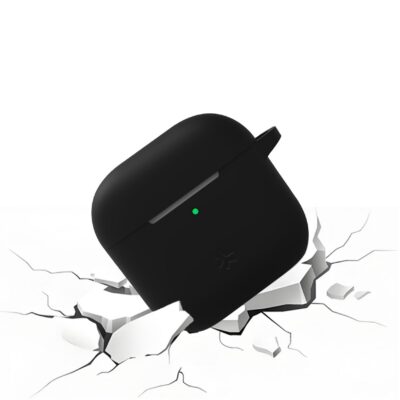 AIRCASE4 - Custodia in silicone morbido compatibile con Airpods 4th Gen.