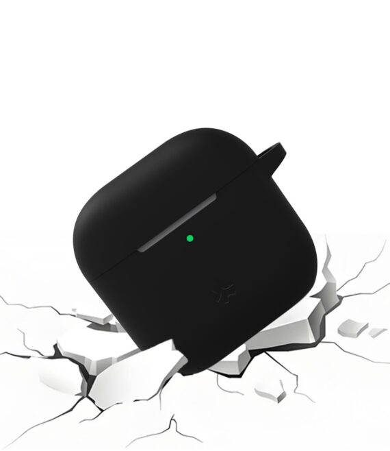 AIRCASE4 - Custodia in silicone morbido compatibile con Airpods 4th Gen.