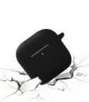 AIRCASE4 - Custodia in silicone morbido compatibile con Airpods 4th Gen.