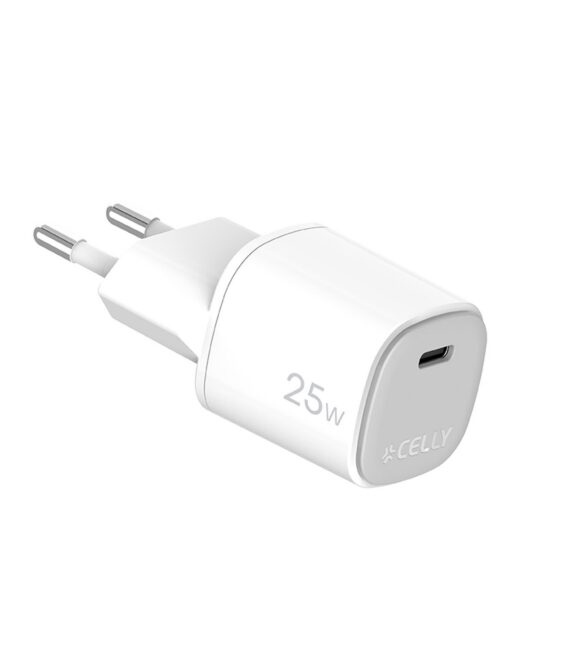 UPTC1USBC25W - Caricabatteria da rete con porta USB-C, tecnologia GaN, potenza massima 25 Watt [UPTC COLLECTION]