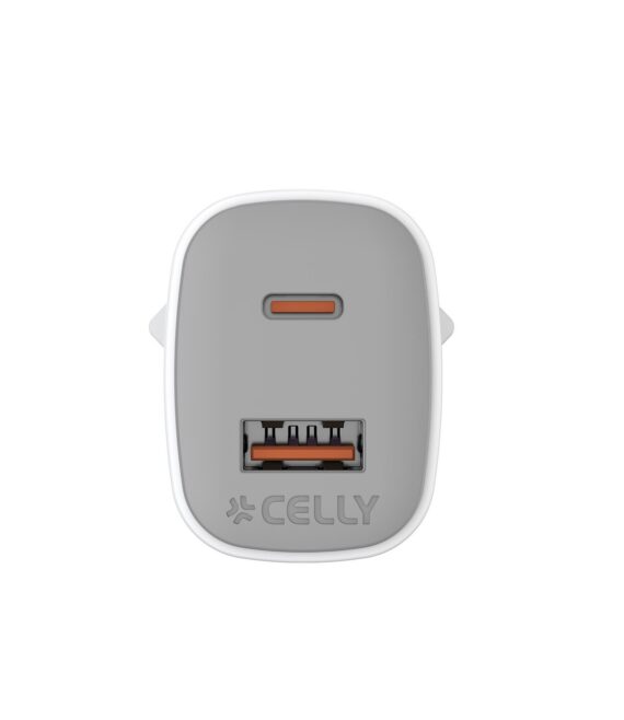 Caricabatteria da rete con doppia porta USB-C e USB-A, tecnologia GaN, potenza massima 35 Watt [UPTC COLLECTION]