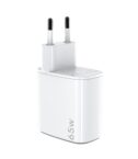 Caricabatteria da rete con tripla porta 2 USB-C e USB-A, tecnologia GaN, potenza massima 65 Watt [UPTC COLLECTION]