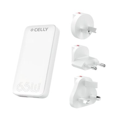 65W Universal GaN Wall Charger Multiplug