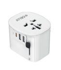MULTIPLUG30W - Caricabatteria da viaggio, prese internazionali, potenza massima 30 Watt, doppia porta USB-A e USB-C