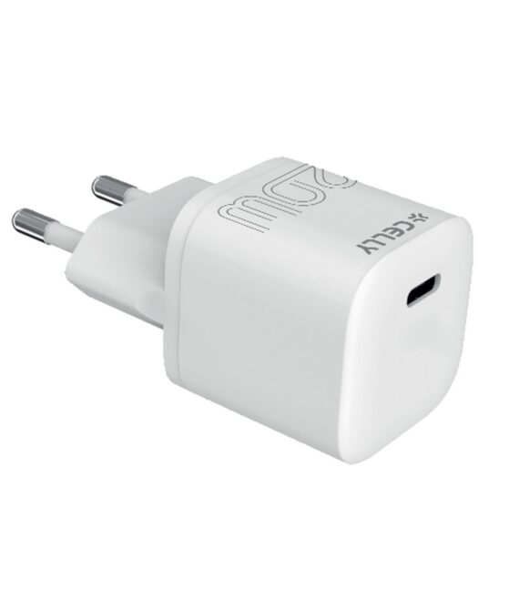 UCTC1USBC20W - Caricabatteria da rete con porta USB-C, ultra compatto, potenza massima 20 Watt [ULTRA COMPACT]
