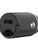 CCMINIUSBC - Caricabatteria da auto con porta USB-C, potenza massima 30 Watt, tecnologia Power Delivery, dotati di leva per facilitarne inserimento e rimozione, luce led