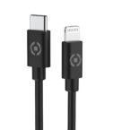 Caricabatteria da auto con porta USB-C, cavo USB-C a Lightning incluso, tecnologia Power Delivery, potenza massima 20 Watt [PRO POWER]