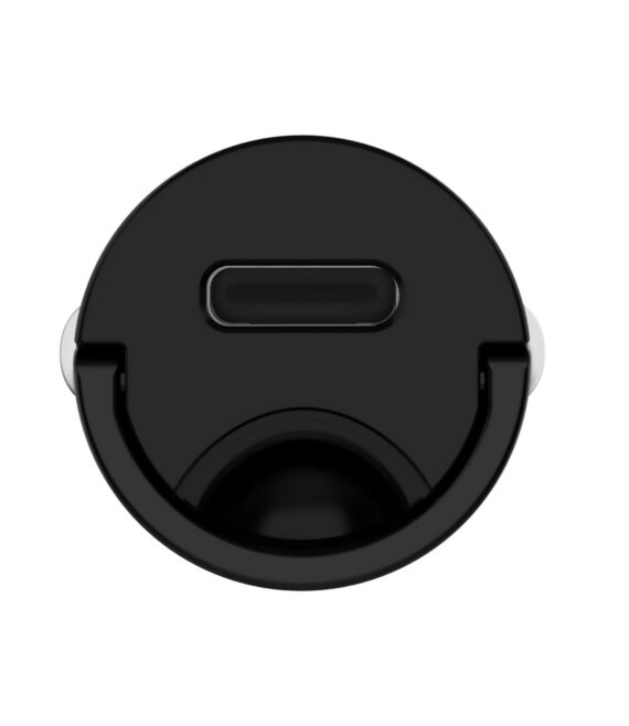 Caricabatteria da auto con porta USB-C, cavo USB-C a Lightning incluso, tecnologia Power Delivery, potenza massima 20 Watt [PRO POWER]