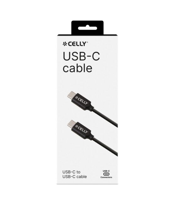 USBCUSBC - Cavo USB-C a USB-C, lunghezza cavo 1 metro, potenza massima 60 Watt, Power Delivery [POWER DELIVERY]