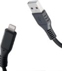 Cavo USB-A a Lightning, lunghezza 2 metri, potenza massima 12 Watt, Certificazione 'MFI'
