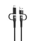 USBC4IN1 - 60W 4in1 USB-C to USB-C Cable + USB-A & Lightning adapters [POWER DELIVERY]