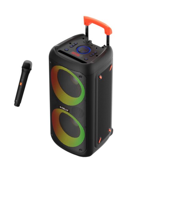 Speaker wireless con microfono wireless incluso, potenza audio 40 Watt, luci RGB, funzione TWS [PARTY COLLECTION]