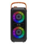 Speaker wireless con microfono a filo integrato, potenza audio 10 Watt, luci RGB, funzione Karaoke [PARTY COLLECTION]