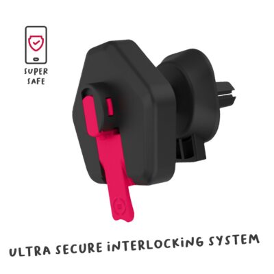 SNAPVENT - Supporto da auto per smartphone universale, fissaggio modulare ad incastro, placca universale inclusa, utilizzo bocchette aereazione