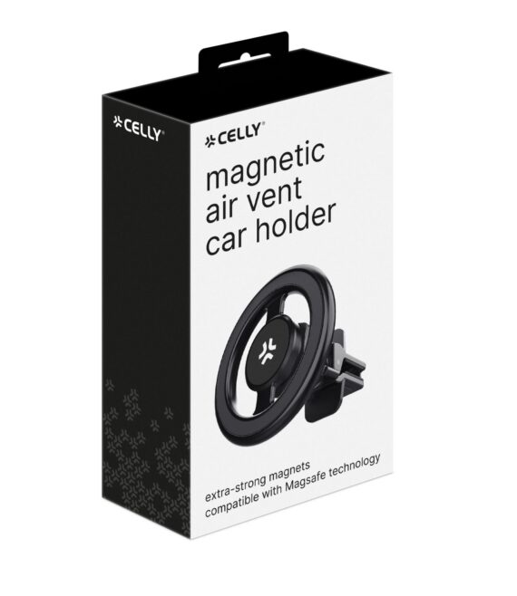 GHOSTMAGPRO - Supporto da auto magnetico universale, compatibile con la tecnologia Magsafe, utilizzo bocchette d'aereazione, testina ruotabile 360°