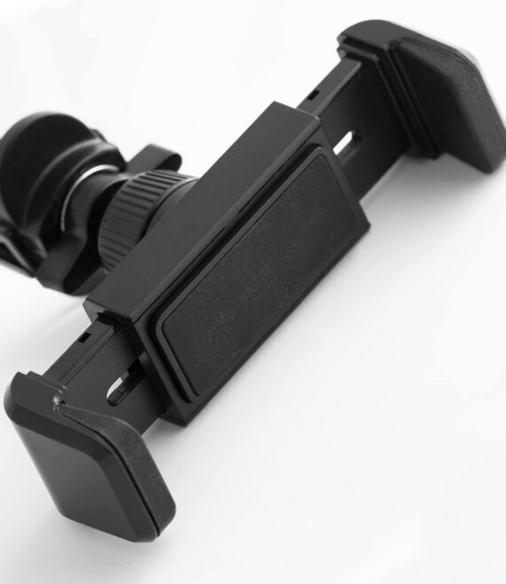 Supporto da auto per smartphone, utilizzo bocchette di aereazione, testina regolabile 360°, compatibile fino a 6.5"
