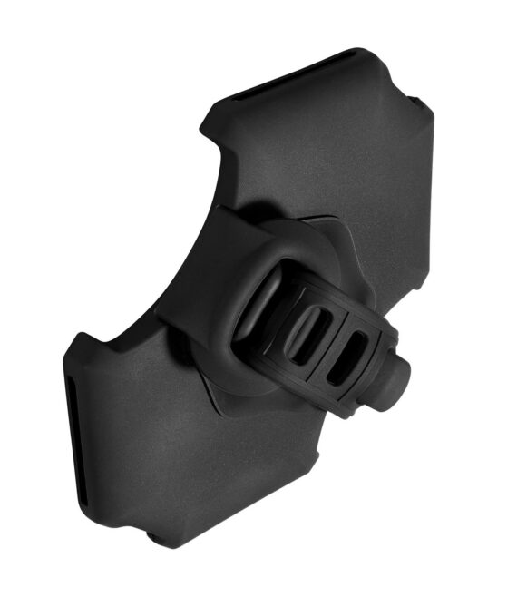 SWIPEBIKESTEM - Supporto universale per smartphone utilizzo con bici, ebike, da manubrio, materiale morbido silicone, funzionalità swipe-up e Face-ID, cinghia regolabile