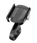ARMORBIKE - Supporto per smartphone universale utilizzo bici, ebike, monopattino ultra resistente in metallo, dotato di alette con viti manuali, gancio regolabile, ruotabile a 360°