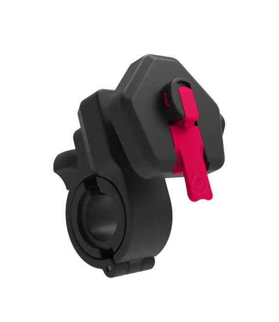 SNAPBIKE - Supporto modulare per smartphone, utilizzabile manubrio bici e ebike, sistema blocco sicuro, testina regolabile, incastro device tramite piastra dedicata in confezione