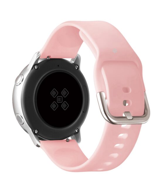 WBANDUNISIL22 - Cinturino di ricambio universale con ogni smartwatch (no Apple Watch), misura di 22mm, materiale silicone, chiusura con fibbia ad ardiglione