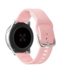 WBANDUNISIL20 - Cinturino di ricambio universale con ogni smartwatch (no Apple Watch), misura di 20mm, materiale silicone, chiusura con fibbia ad ardiglione