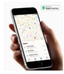 SMARTFINDER - Traccia oggetti compatibile con i dispositivi iOS, utilizza App "Dov'è" preinstallata sui device iOS, consente di localizzare oggetti, batteria litio intercambiale