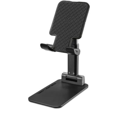 Supporto da scrivania universale, compatibile con smartphone, struttura richiudibile, braccio estendibile