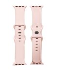 WBANDSIL - Cinturino di ricambio compatibile con Apple Watch Band 42/44/45mm, chiusura rapida, doppia fibbia, morbido silicone