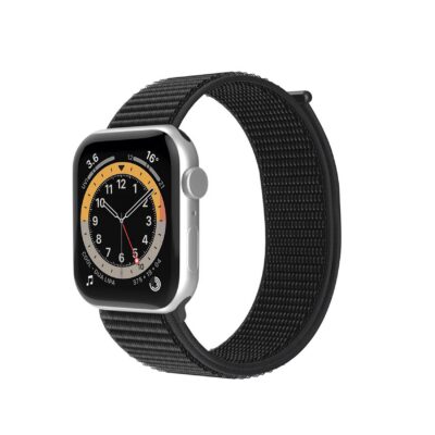 WBANDSTRAP - Cinturino di ricambio compatibile con Apple Watch Band 42/44/45mm, materiale velcro, chiusura rapida a strappo