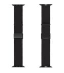 WBANDBRAIDED - Cinturino di ricambio per Apple Watch da 42/44/45mm, regolabile, materiale tessuto intrecciato