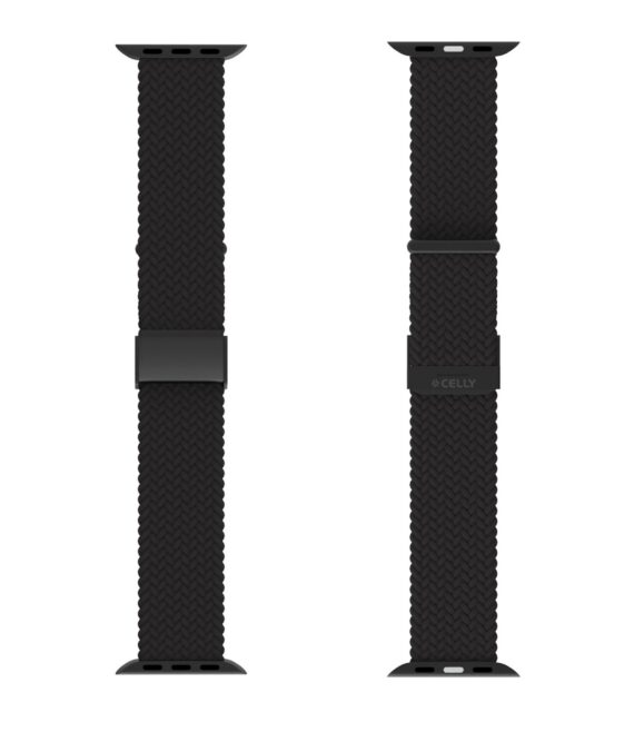 WBANDBRAIDED - Cinturino di ricambio per Apple Watch da 42/44/45mm, regolabile, materiale tessuto intrecciato