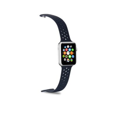 WATCHBAND - Cinturino di ricambio per Apple Watch da 44mm, materiale silicone, regolabile