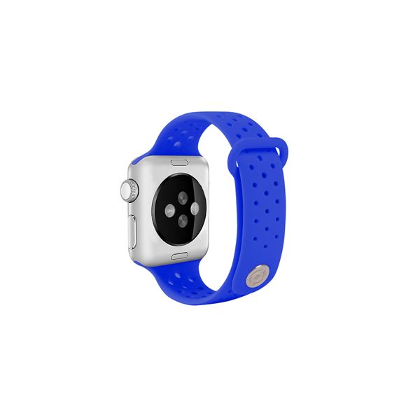 WATCHBAND - Cinturino di ricambio per Apple Watch da 44mm, materiale silicone, regolabile