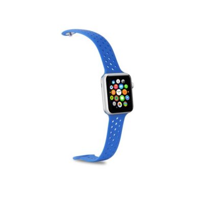WATCHBAND - Cinturino di ricambio per Apple Watch da 44mm, materiale silicone, regolabile