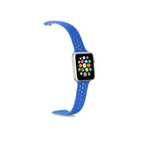 WATCHBAND - Cinturino di ricambio per Apple Watch da 44mm, materiale silicone, regolabile