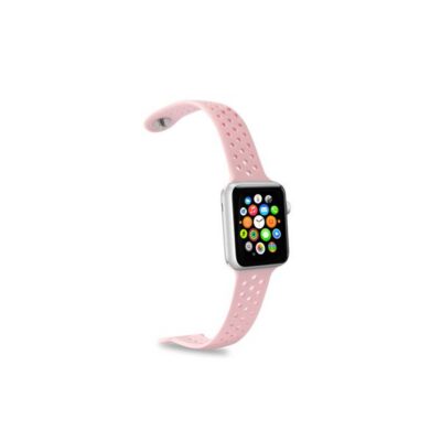 WATCHBAND - Cinturino di ricambio per Apple Watch da 44mm, materiale silicone, regolabile