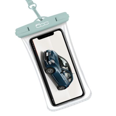SPROOFBAG500 - Custodia impermeabile compatibile con smartphone fino a 7″ , certificato IPX8. TPU trasparente morbido, chiusura ermetica [500 COLLECTION]