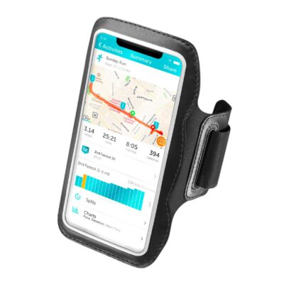 ARMBSPORT - Fascia da braccio sportiva, compatibile con gli smartphone fino a 6.9″, materiali impermeabili e lavabili