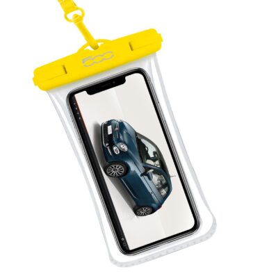 SPROOFBAG500 - Custodia impermeabile compatibile con smartphone fino a 7″, certificato IPX8. TPU trasparente morbido, chiusura ermetica [500 COLLECTION]