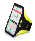 ARMBAND - Fascia da braccio ultra leggero, regolabile, materiali impermeabili, finestra trasparente per utilizzare il touch screen compatibile con tutti gli smartphone fino a 6.5"