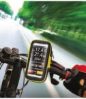 FLEXBIKE - Supporto universale per smartphone, utilizzo con manubri tubolari di bici e ebike, custodia impermeabile, compatibile con smartphone fino a 6.2" dimensione display