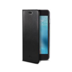AIRPELLE - Custodia a libro in vera pelle colore nero compatibile con Apple iPhone SE 2020/ iPhone 8/ iPhone 7