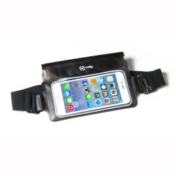 SPLASHBELT - Cintura elastica impermeabile compatibile con smartphone fino a 6.5″ dimensione display, chiusura ermetica, certificato IPX8, doppia tasca interna