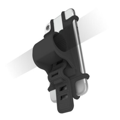 EASYBIKE - Supporto da manubrio per smartphone universale utilizzabile per bici, ebike, materiale morbido e flessibile, sistema di fissaggio semplice